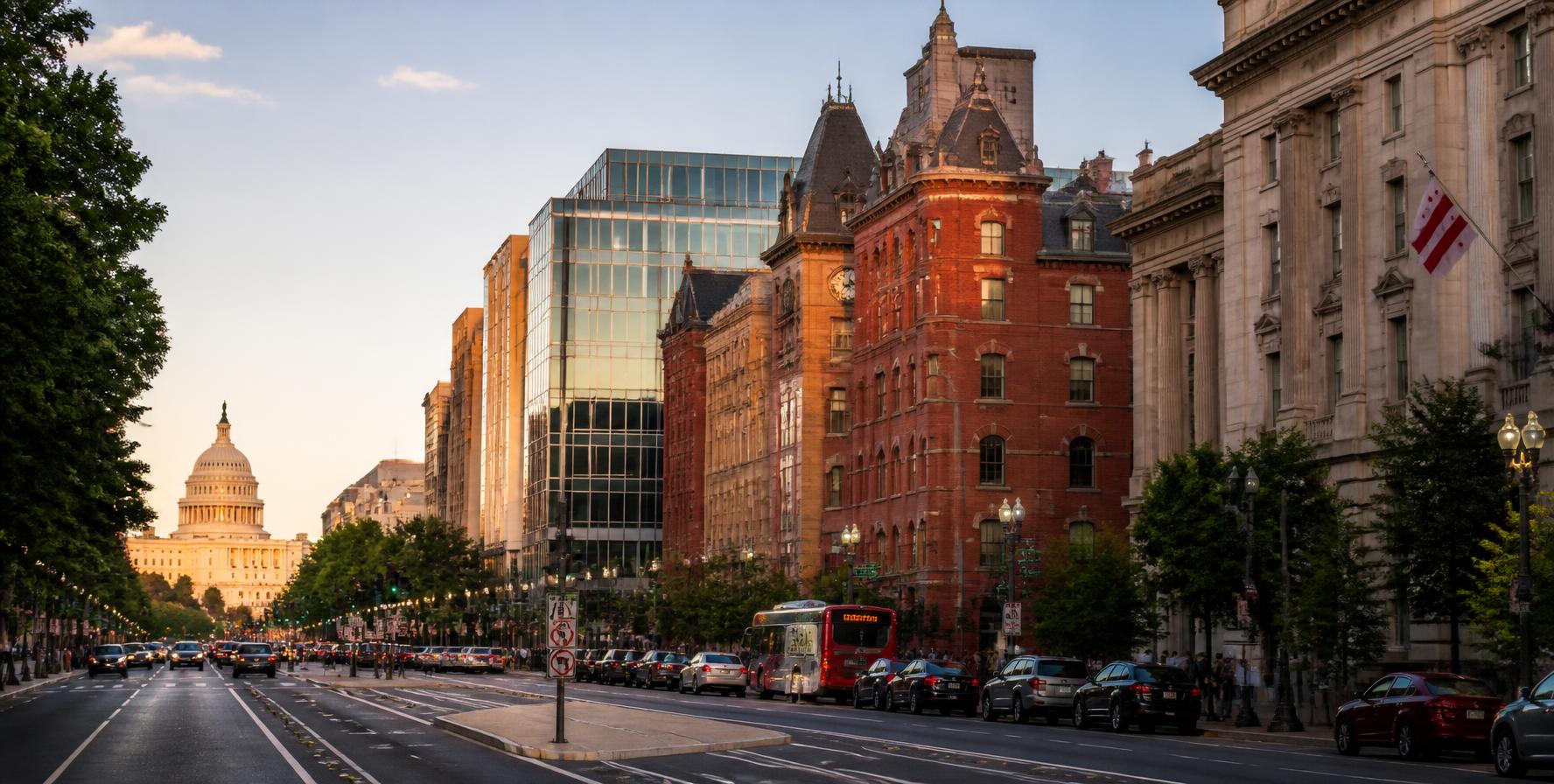 Downtown Washington, D.C. cityscape