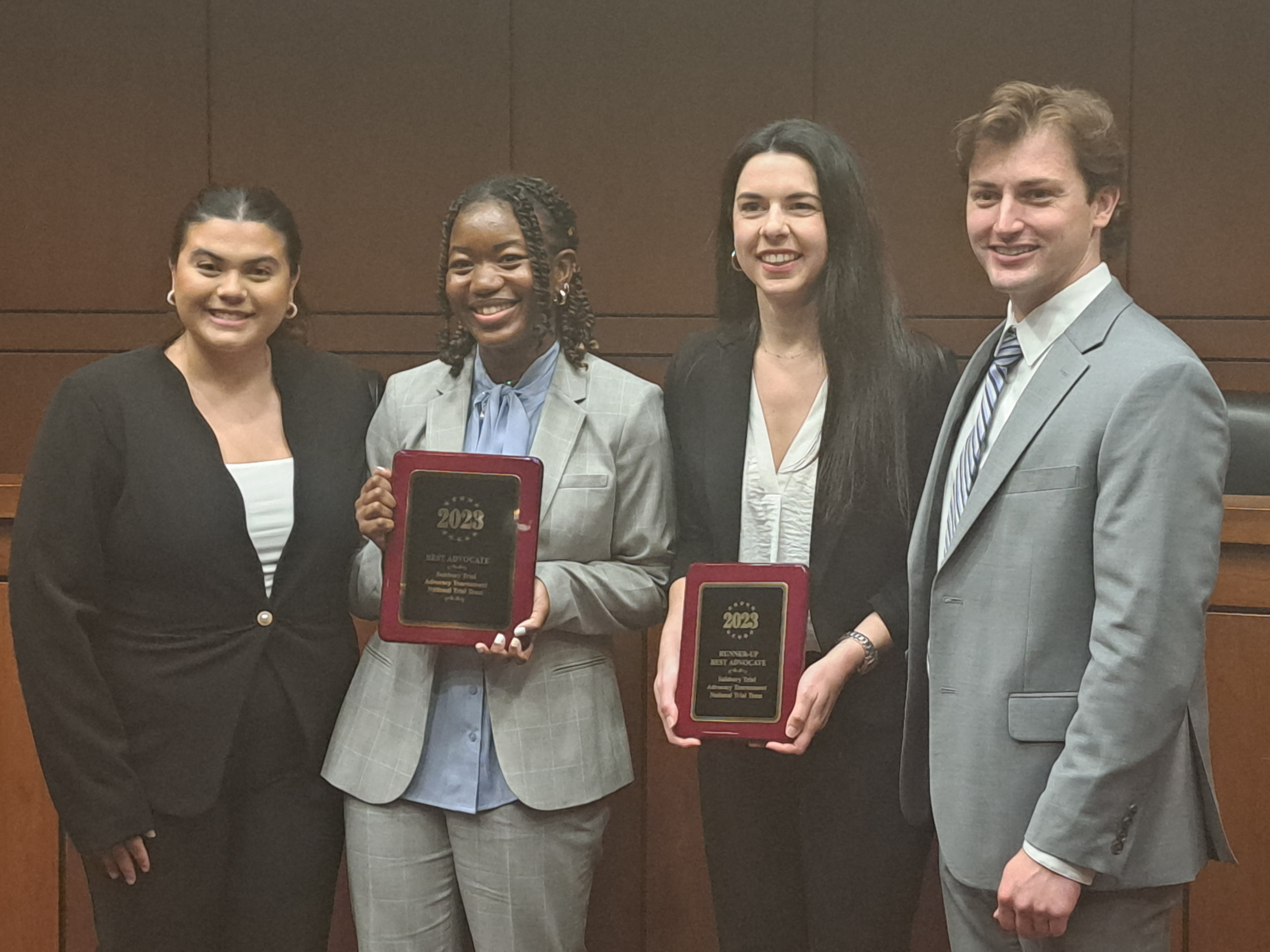 Future trial lawyers shine in inaugural Salsbury Trial Advocacy Tournament 