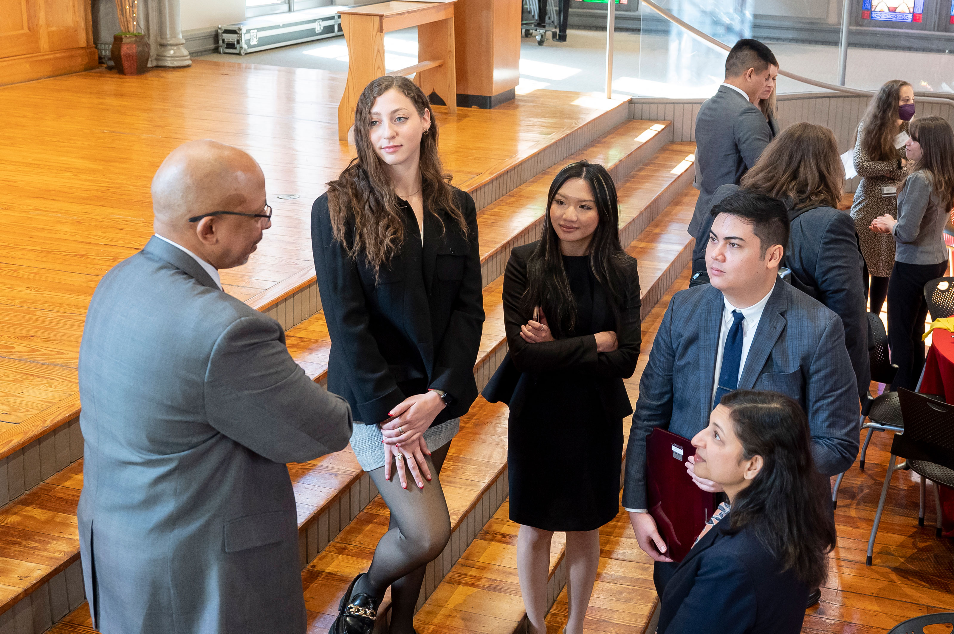 Students at the Health Law Conference