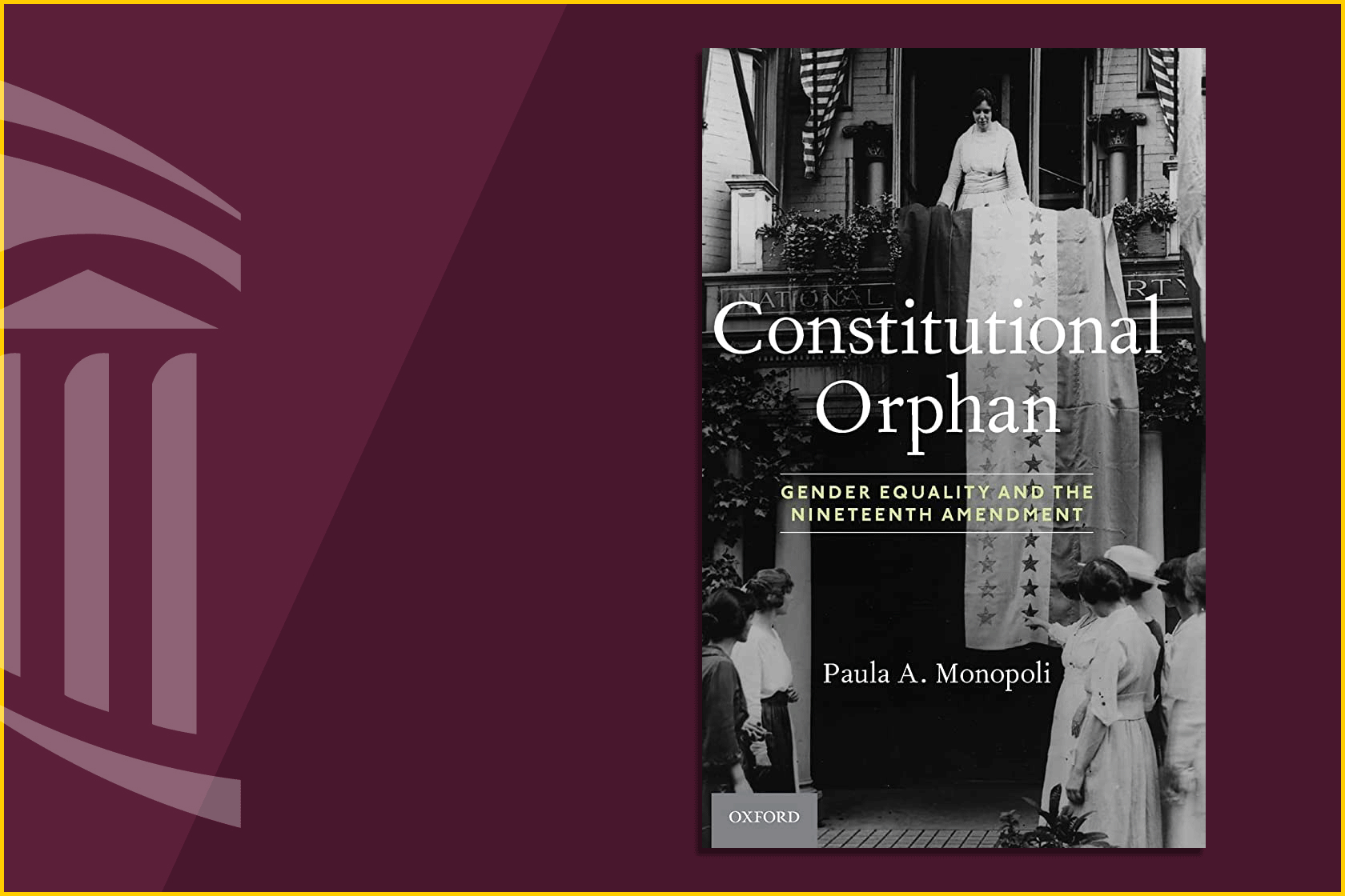 Prof. Paula Monopoli explores impact of 19th Amendment in new book