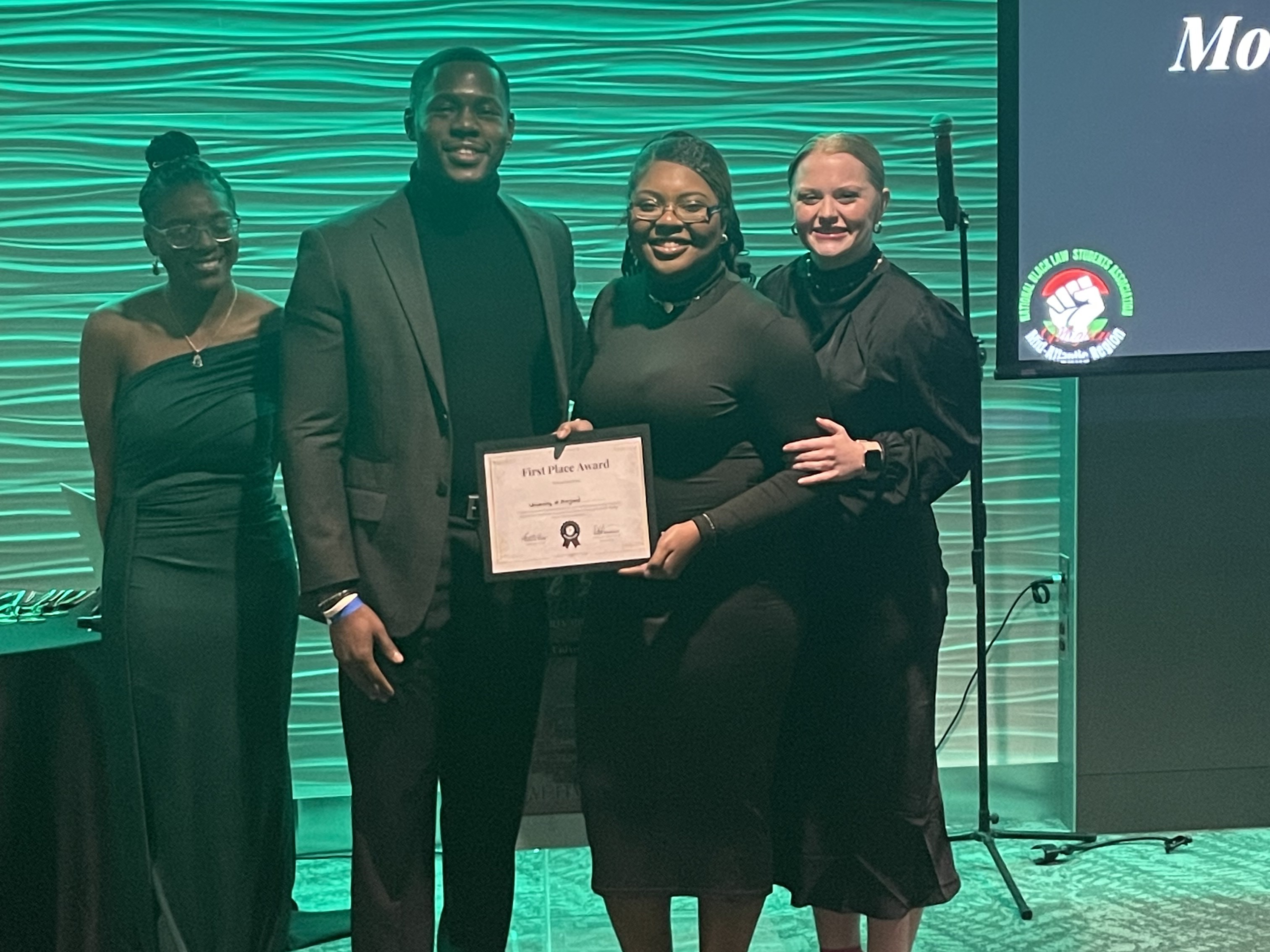 Thurgood Marshall Trial Team sweeps first, second, third places at NBLSA regionals 