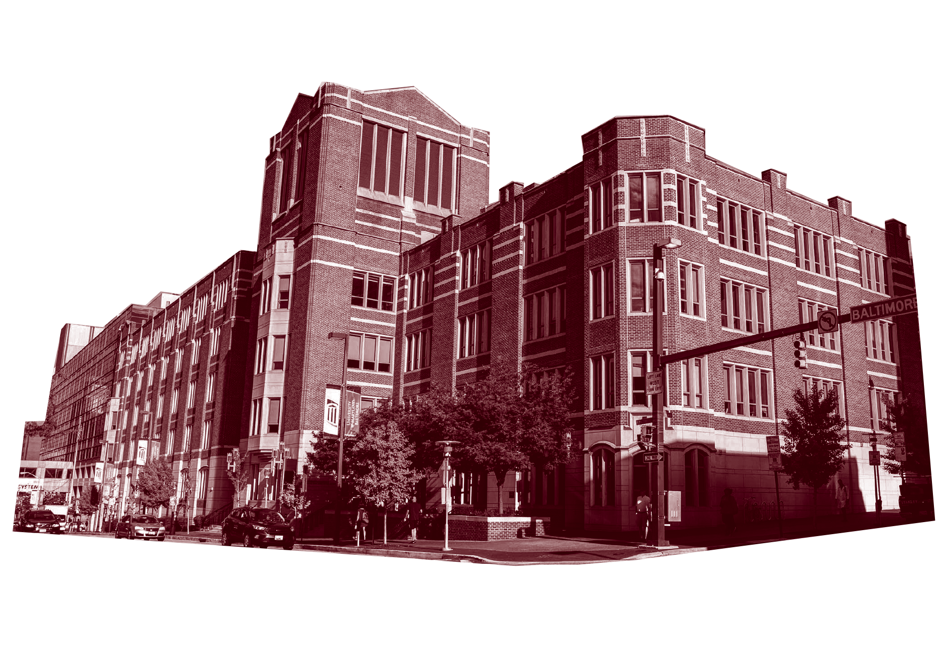 Duotone School Cutout