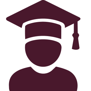 Person in graduation cap