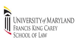 University of Maryland Francis Kind Carey School of Law distorted logo stretched